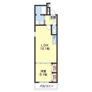 フジパレス和歌山太田Ⅱ番館【302号室】の間取り