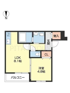 フジパレス黒田Ⅴ番館【103号室】の間取り