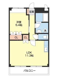ノース・タツノ Ⅰ【1階】の間取り