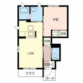 シャーメゾンi【101号室】の間取り