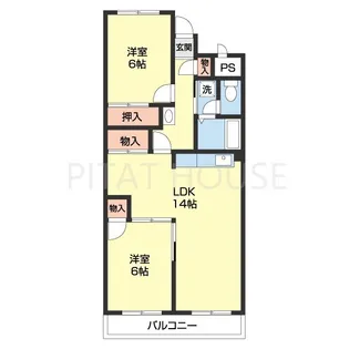 和歌山県和歌山市築港5丁目【マンション】の間取り
