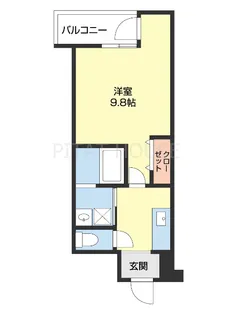 フジパレス市駅北【305号室】の間取り