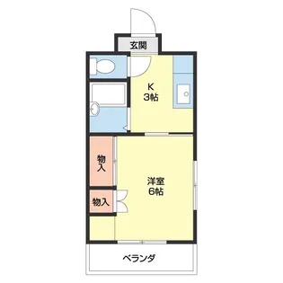 和歌山県和歌山市栄谷【マンション】の間取り