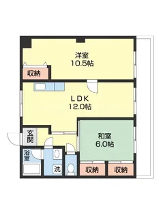 第二藤村マンション【401号室】の間取り