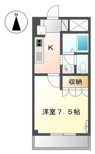 ゼン・アムール【205号室】の間取り
