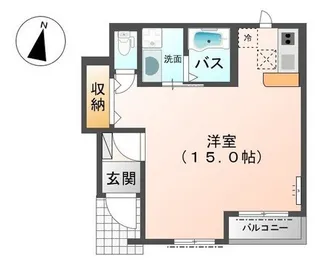 ブルーマリンK【106号室】の間取り