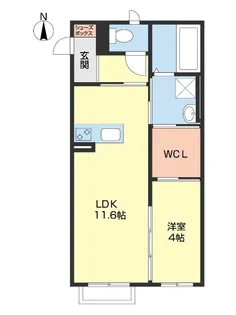 ビルロート【2階】の間取り