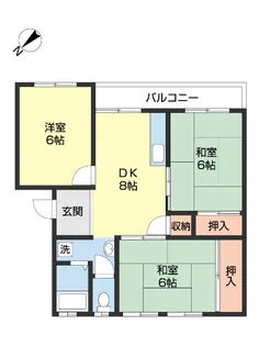 西浜Village【1階】の間取り