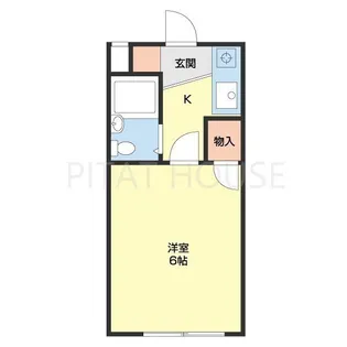 べリエール白邸【203号室】の間取り