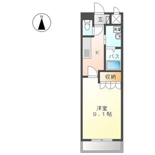リッチ&フォース【605号室】の間取り