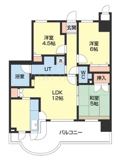 セレッソコート和歌山アクロス【6階】の間取り