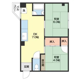 エイト本町【302号室】の間取り