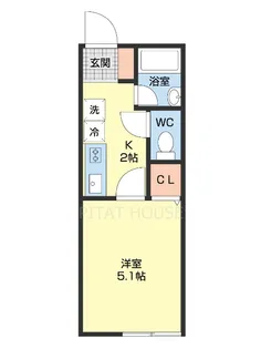 TJ本脇A棟【1階】の間取り