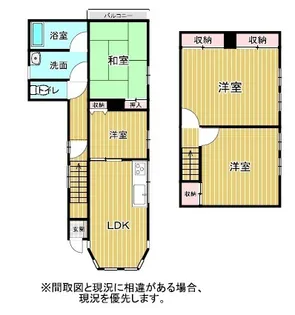 リヴIn中之島【201号室】の間取り