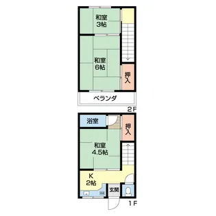 松ヶ丘荘【06号室】の間取り