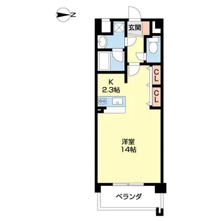 M・メゾン西城【202号室】の間取り