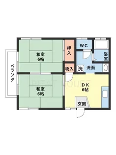 アメニティ東松江【1階】の間取り