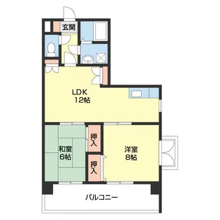 グリーンヒル【1階】の間取り