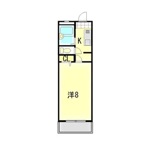 1Kの間取り画像