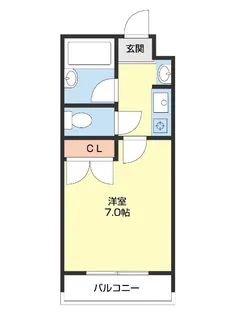 パープルハイツ【1階】の間取り