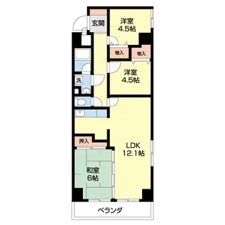 ザ・キャナル【0301号室】の間取り