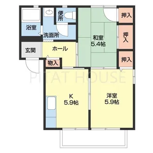 ディアス大澤【2階】の間取り
