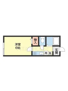 エクストリーム直川【208号室】の間取り