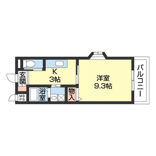パティナA【205号室】の間取り