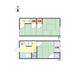 和歌山県和歌山市三筋目【テラスハウス】の間取り