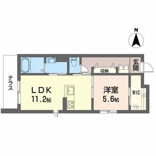 ハルミエールII【102号室】の間取り