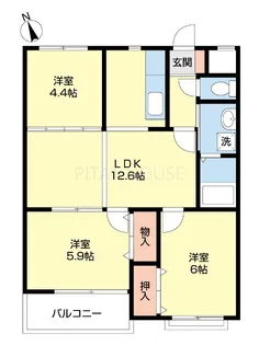 パストラルMⅡ【2階】の間取り