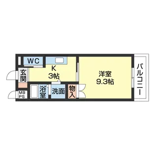 パティナA【1階】の間取り