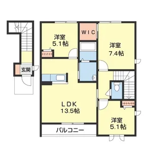 MAST COURT秋葉【210号室】の間取り