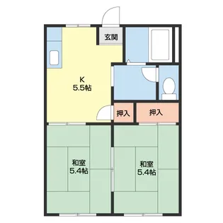 フォーブル加納【105号室】の間取り