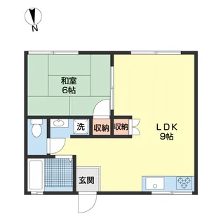 ネクサス小雑賀Ⅰ【102号室】の間取り