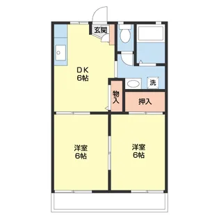 セキワガーデンハウス紀の川【102号室】の間取り