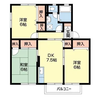 ヤマイチPLAZAセジュール弐番館【215号室】の間取り