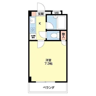 M・メゾン十一番丁【207号室】の間取り