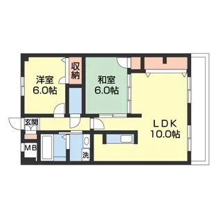 パティナF【2階】の間取り