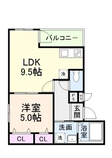 フジパレス中之島イースト【303号室】の間取り