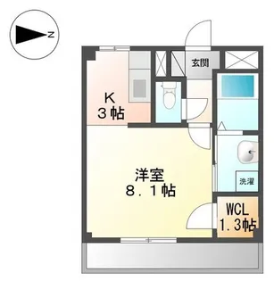 モイス・シャーム【203号室】の間取り