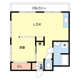 タイヨーセントポリア【5-B号室】の間取り