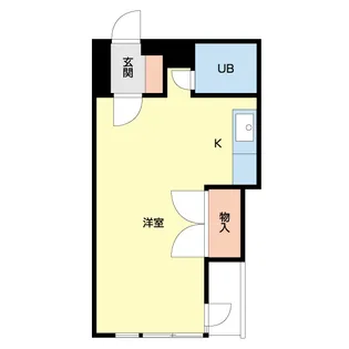 城北泉ビル【13号室】の間取り