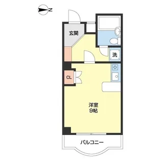 メゾンシャンボール【303号室】の間取り