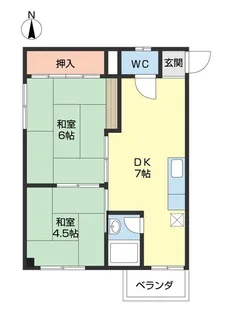 エイト本町【402号室】の間取り