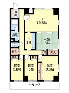 ザ・キャナル【1101号室】の間取り