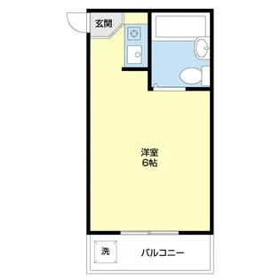 シャトー湊本町【5-B号室】の間取り