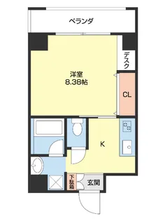 ザ・キャナル十一番丁【0604号室】の間取り