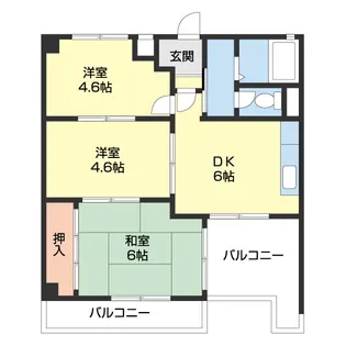 WIN NISHIMAE【202号室】の間取り