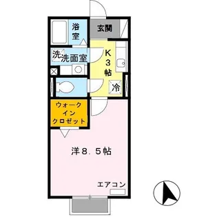 ソレアードi【2階】の間取り